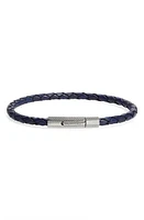 Jonas Studio Men's Single Braided Leather Bracelet in at Nordstrom