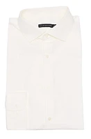 JB Britches Poplin Weave Dress Shirt Ivory at Nordstrom,