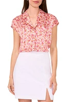 halogen(r) Cap Sleeve Camp Shirt Seashell Pink at Nordstrom,