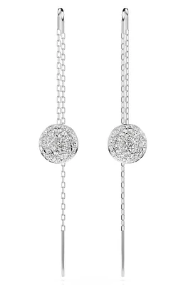 Swarovski Meteora Threader Earrings in Silver at Nordstrom