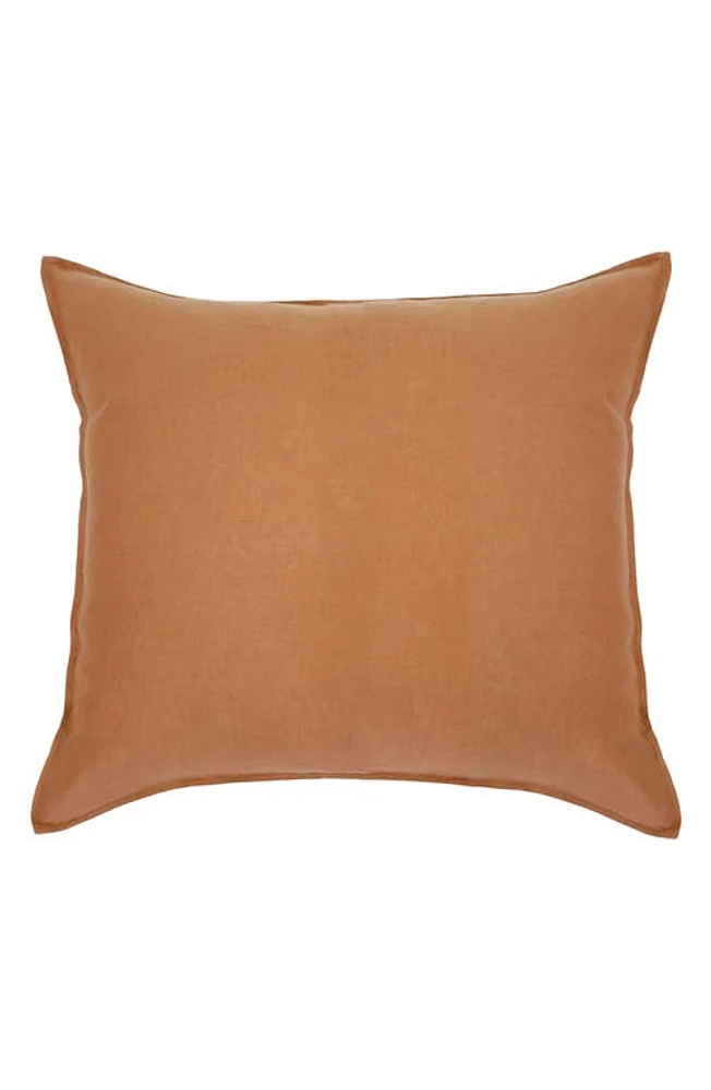 Pom Pom at Home Parker Linen Sham Set in Terra Cotta at Nordstrom