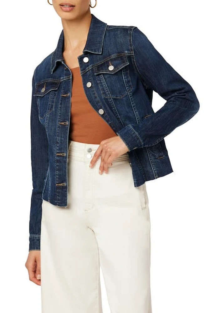 Joe's The Raw Hem Relaxed Denim Jacket Carolyn at Nordstrom,