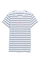 vineyard vines Stripe T-Shirt Fd - White at Nordstrom,