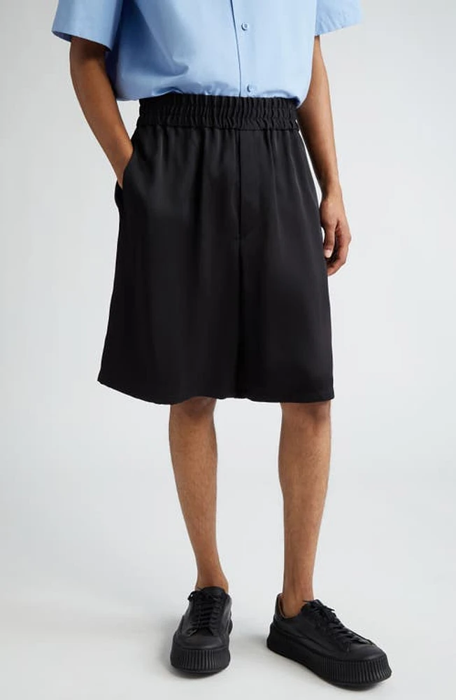 Jil Sander Boxer Style Shorts in 001 Black at Nordstrom, Size 32 Us