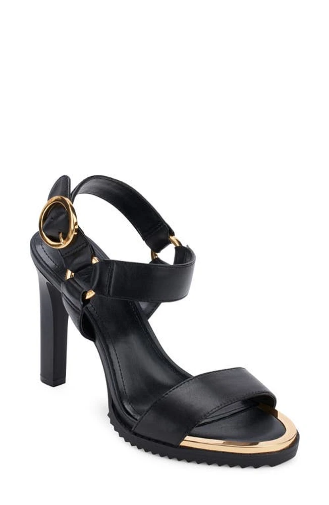 DKNY Blaire Harness Strap Sandal Black at Nordstrom,