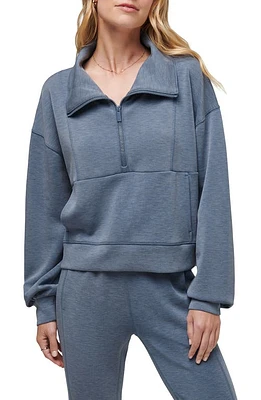 TravisMathew Skyloft Half Zip Top Heather at Nordstrom,