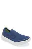 Oofos OOmg eeZee Slip-On Sneaker in Navy at Nordstrom, Size 8