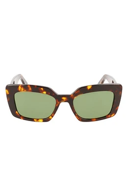 Lanvin Mother & Child 55mm Rectangular Sunglasses in Dark Havana at Nordstrom