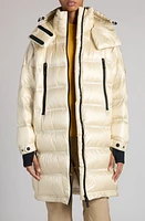 Moncler Grenoble Rochelairs Down Long Parka Camel at Nordstrom,