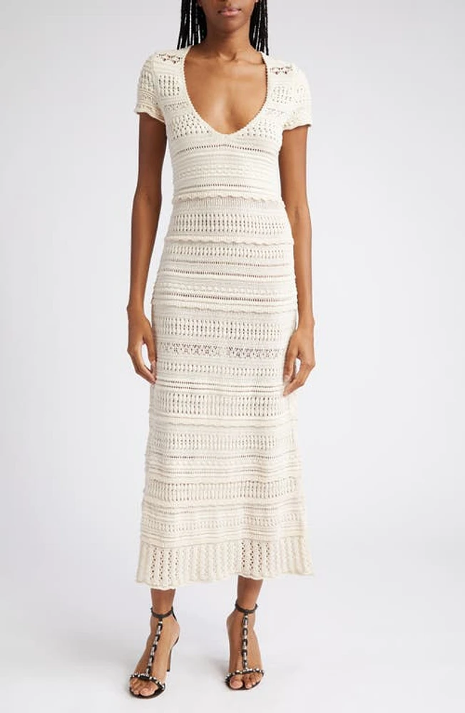 Isabel Marant Étoile Jinny Knit Maxi Dress in Ecru at Nordstrom, Size 6 Us