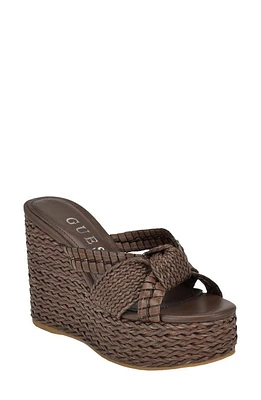 GUESS Eveh Platform Wedge Sandal at Nordstrom,