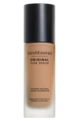 bareMinerals Original Pure Serum Radiant Natural Liquid Foundation Mineral SPF 20 in Medium Cool at Nordstrom