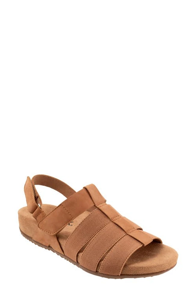 SoftWalk Burnaby Slingback Sandal Tan Nubuck at Nordstrom,