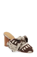 SHEKUDO Print Bow Mule Brown Printed at Nordstrom,