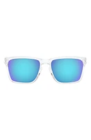 Oakley Sylas 57mm Prizm Keyhole Sunglasses in Clear at Nordstrom