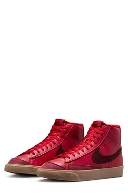 Nike Blazer Mid '77 Vintage Sneaker in Gym Red/Team Red/Burgundy at Nordstrom, Size 9.5