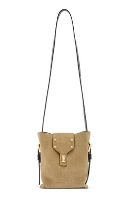 AllSaints Miro Crossbody Bucket Bag in Sughero Brown at Nordstrom