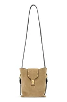 AllSaints Miro Crossbody Bucket Bag in Sughero Brown at Nordstrom