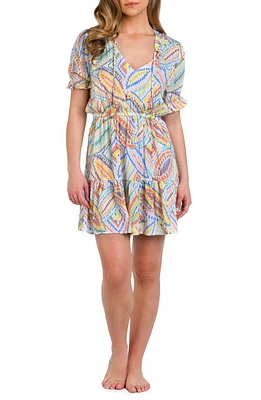 La Blanca Sunbaked Jewels Cover-Up Dress White at Nordstrom,