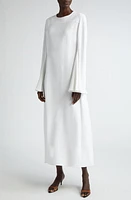 Giambattista Valli Long Sleeve Maxi Dress Ivory at Nordstrom, Us