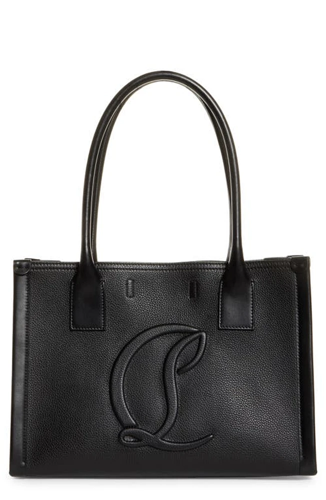 Christian Louboutin Small By My Side Tote in Black/Black/Black at Nordstrom