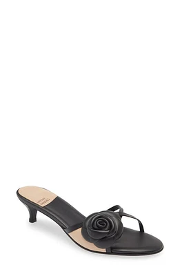 Jeffrey Campbell Gloriosa Kitten Heel Slide Sandal Black Natural at Nordstrom,