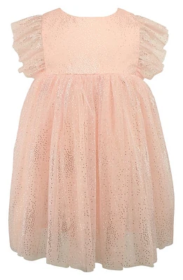 Popatu Metallic Dot Tulle Dress Blush at Nordstrom,