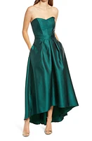 Alfred Sung Strapless High/Low Ballgown at Nordstrom,