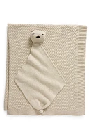 Pink Lemonade Bunny Organic Cotton Baby Blanket & Bear Lovey Set in Linen Sand at Nordstrom