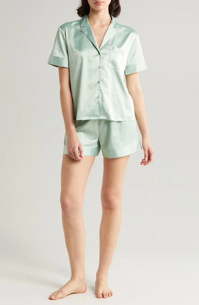 Nordstrom Dobby Satin Short Pajamas at Nordstrom,