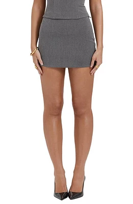 HOUSE OF CB Jessamine Miniskirt Grey at Nordstrom,