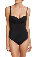 Wolford Mat De Luxe Shaping Thong Bodysuit at Nordstrom,