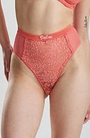 Peachaus Betony Recycled-Tulle High-Rise Underwear Canyon Peach at Nordstrom,