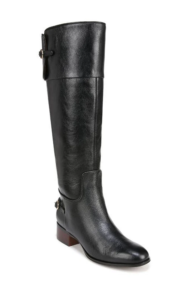 Franco Sarto Jazrin Knee High Boot in Black at Nordstrom, Size 8.5 Wide Calf