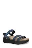 Munro Juniper Sandal Blue Metallic Leather at Nordstrom,