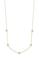 Bony Levy Monaco Diamond Station Necklace in 18K Yellow Gold at Nordstrom