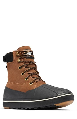 SOREL Cheyanne Metro II Waterproof Duck Boot Velvet Tan/Black at Nordstrom,