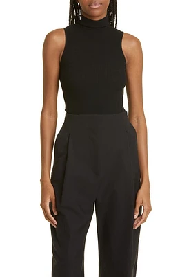 Proenza Schouler Sleeveless Rib Sweater Black at Nordstrom,