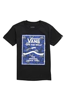 Vans Kids' Logo Cotton Graphic T-Shirt Black-Grey at Nordstrom,