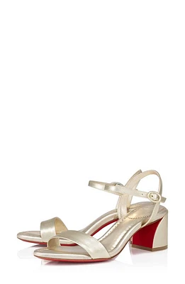 Christian Louboutin Miss Jane Sandal Platine at Nordstrom,