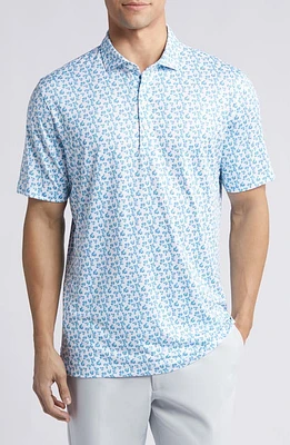 johnnie-O Vern Floral Performance Golf Polo at Nordstrom,