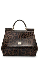 Dolce & Gabbana Kim Sicily Leopard Print Handbag in Leo Print Calf Hair at Nordstrom