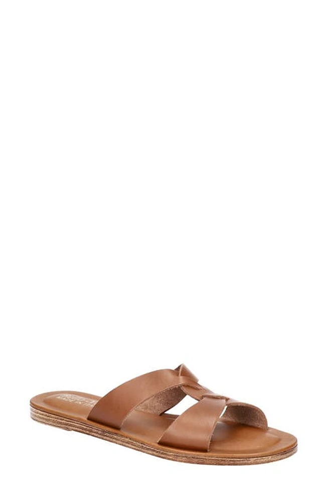 Bella Vita Slide Sandal Whiskey at Nordstrom,