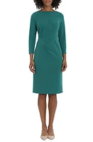 Maggy London Side Pleat Sheath Dress at Nordstrom,