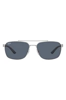 Ray-Ban 59mm Aviator Sunglasses in Silver at Nordstrom