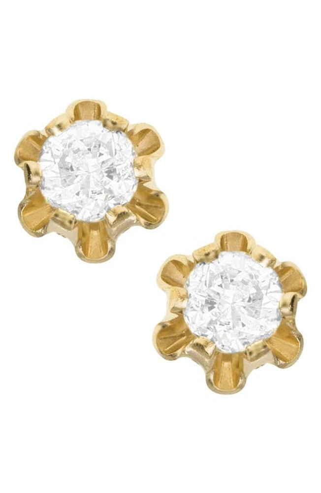 Mignonette 14k Gold & Diamond Earrings at Nordstrom