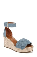 Franco Sarto Clemens Ankle Strap Platform Wedge Espadrille Sandal Flower at Nordstrom,