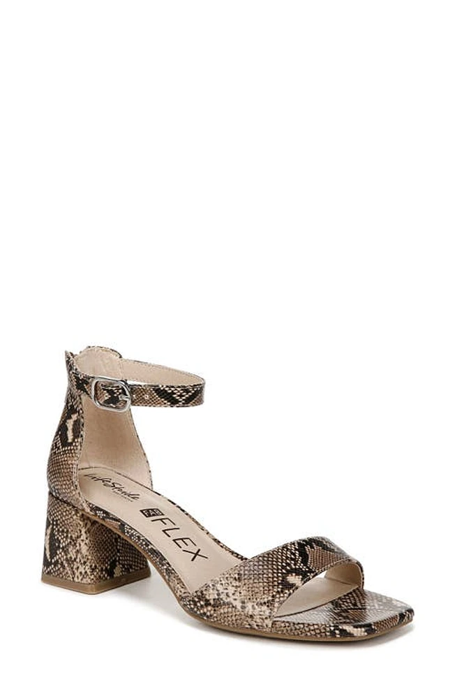 LifeStride Cassidy Ankle Strap Sandal Hazelnut at Nordstrom,