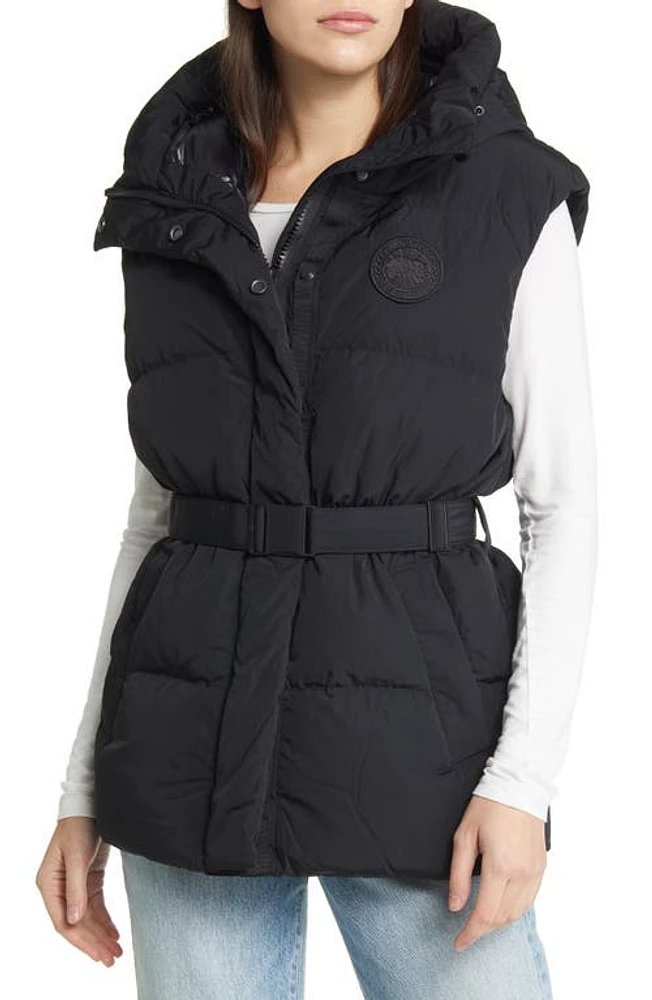 Canada Goose Rayla Belted Hooded Water Repellent 750 Fill Power Down Vest at Nordstrom,