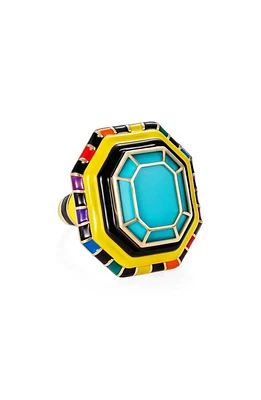 NeverNoT Grab 'n' Go Ready to Release Turquoise Ring in Multi Color at Nordstrom, Size 6